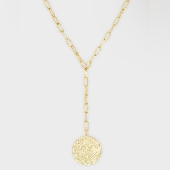 Gorjana Jewelry - Gorjana Ana Coin Lariat Necklace